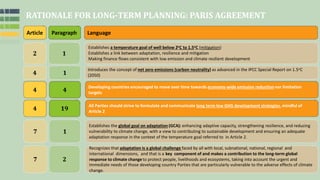 Climate smart agriculture prioritization and policy making