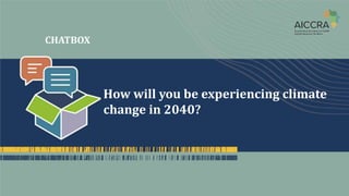 Climate smart agriculture prioritization and policy making