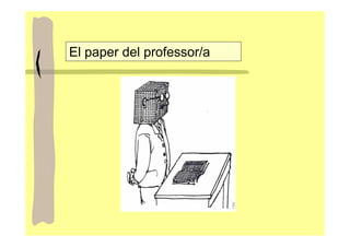 El paper del professor/a
 