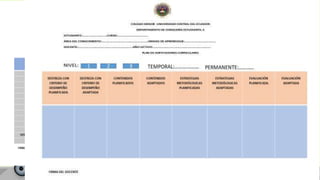 Adaptaciones curriculares