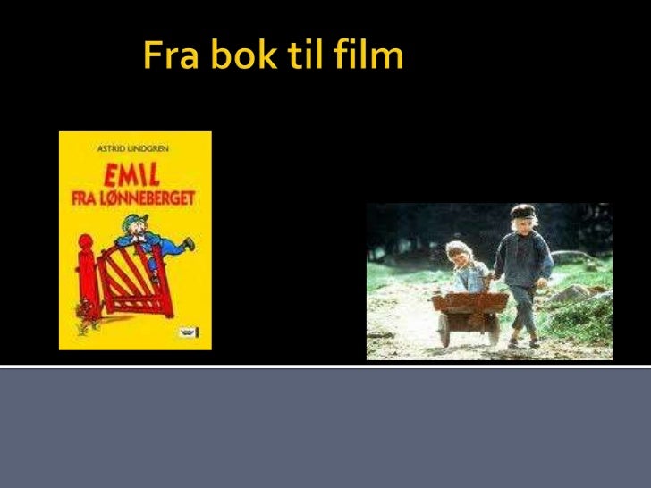 adaptasjon bok og film oppskrift