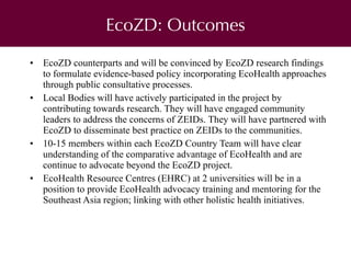 Adaptation and extension of EcoZD