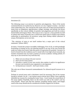 Adaptation essay | PDF