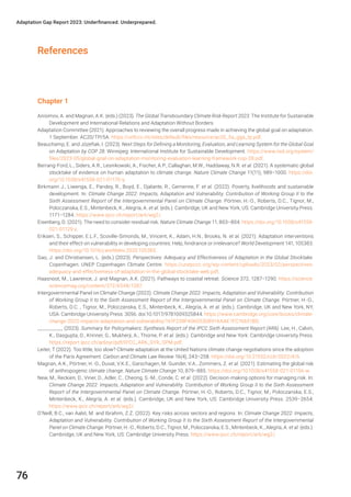 UNEP Climate Adaptation Gap Report 2023 | PDF