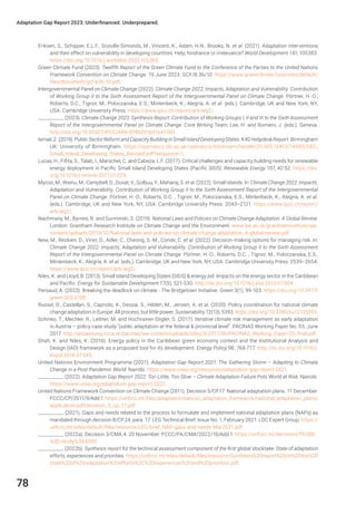 UNEP Climate Adaptation Gap Report 2023 | PDF