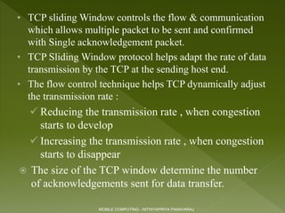 Adaptation of tcp window | PPT