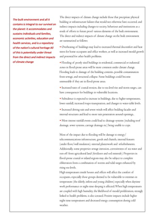Adaptation of the built environment to impacts of climate change | PDF