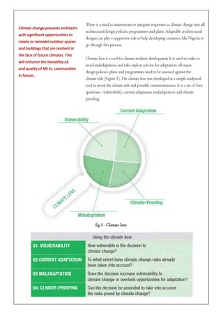 Adaptation of the built environment to impacts of climate change | PDF