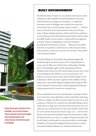 Adaptation of the built environment to impacts of climate change | PDF