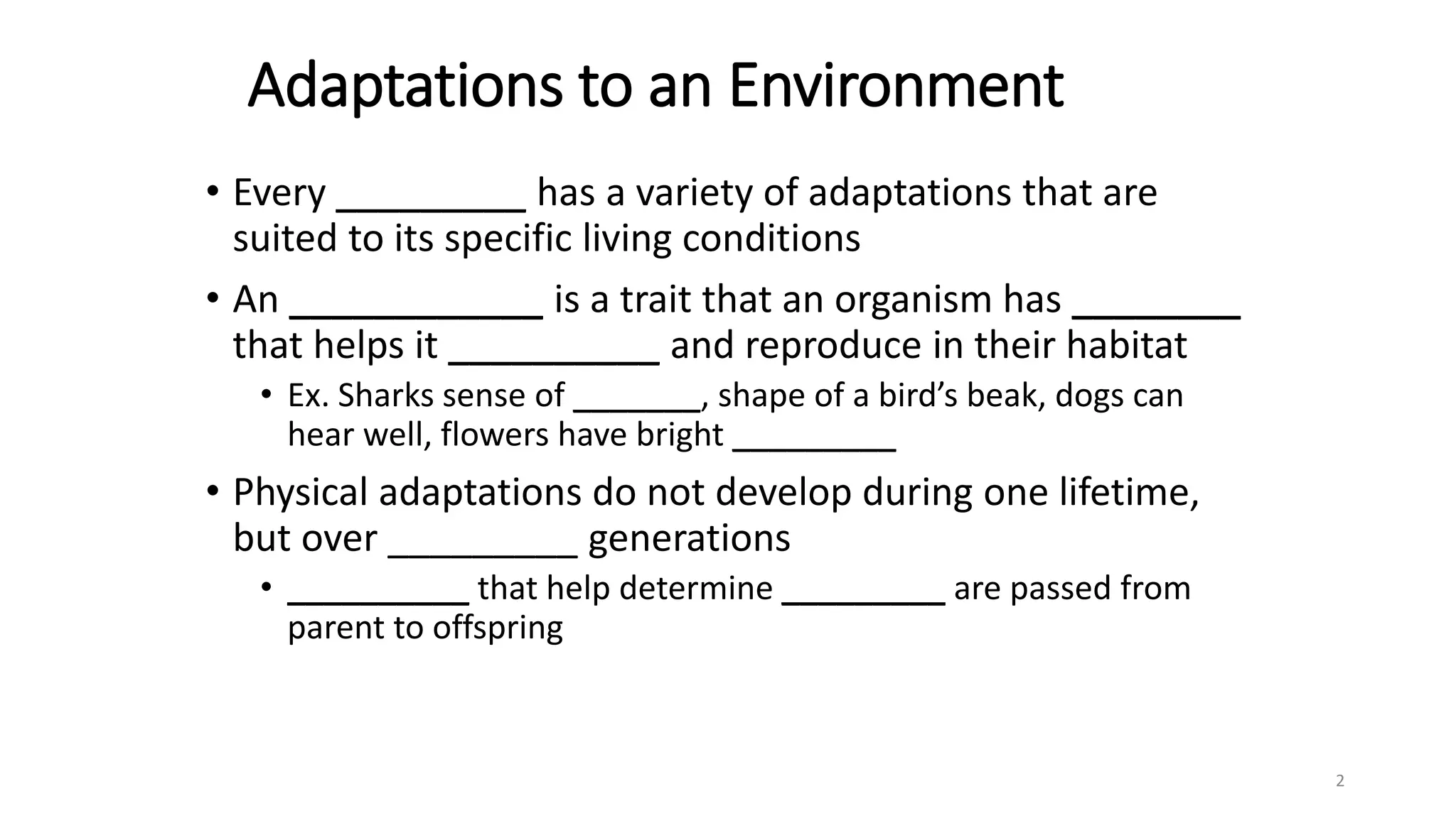 Extreme adaptations for Lower Secondary Checkpoint | PPT