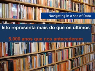 57
Isto representa mais do que os últimos
5.000 anos que nos antecederam
 