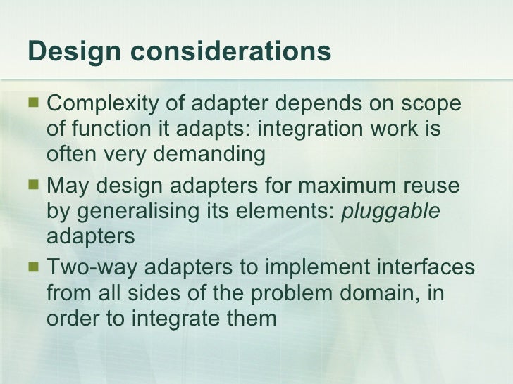 Adapter Design Pattern