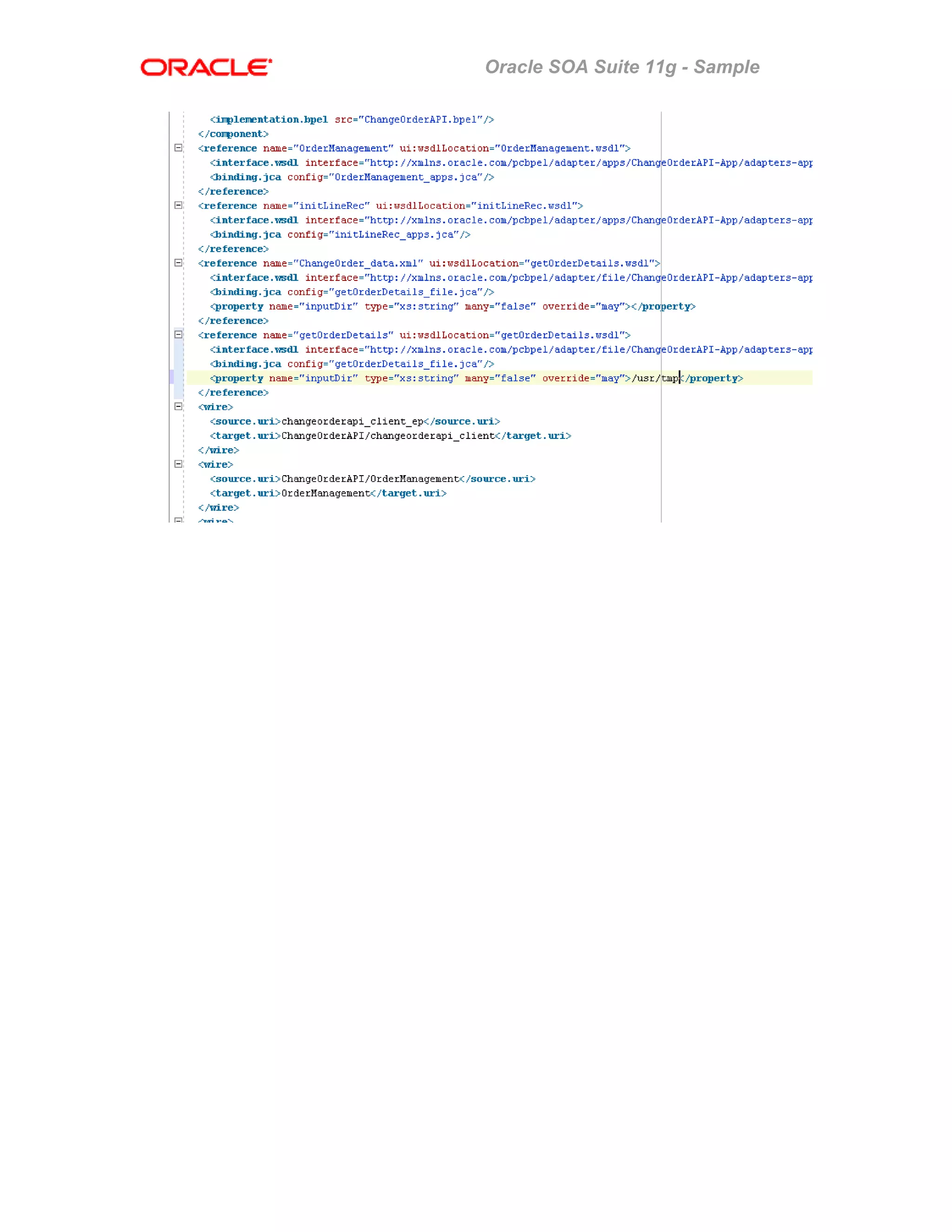Oracle SOA Suite 11g - Sample
 