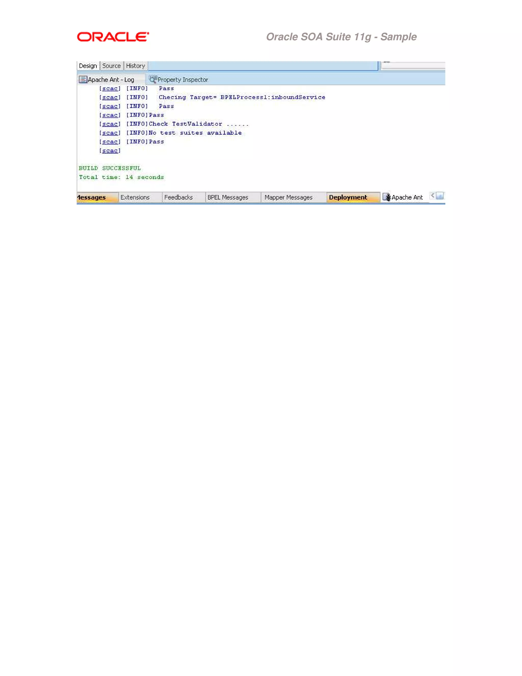 Oracle SOA Suite 11g - Sample
 