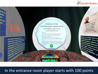 In the entrance room player starts with 100 points
 