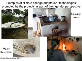Climate change, 'technology' and gender: "Adapting women" to climate change with cooking stoves and water reservoirs in rural Nicaragua