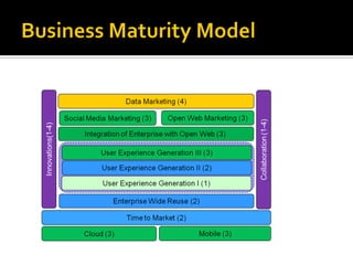 Web Maturity Model for Business 2011