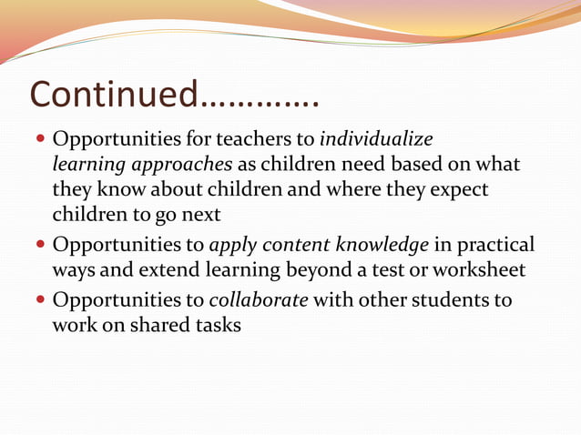 Adapting curriculum Teaching and Learning Strategies | PPT
