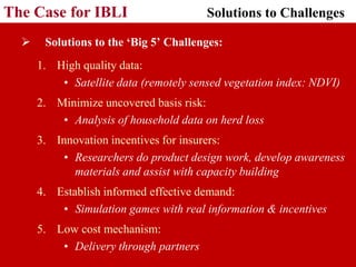 Adapting Index-based Livestock Insurance (IBLI) for Ethiopia: Logic and design