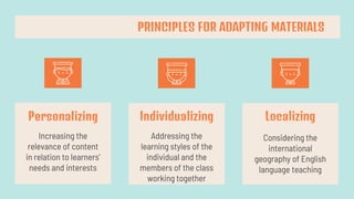 Adapting materials | PPT
