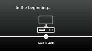 Created by Vectors Market
from the Noun Project
640 × 480
In the beginning…
 