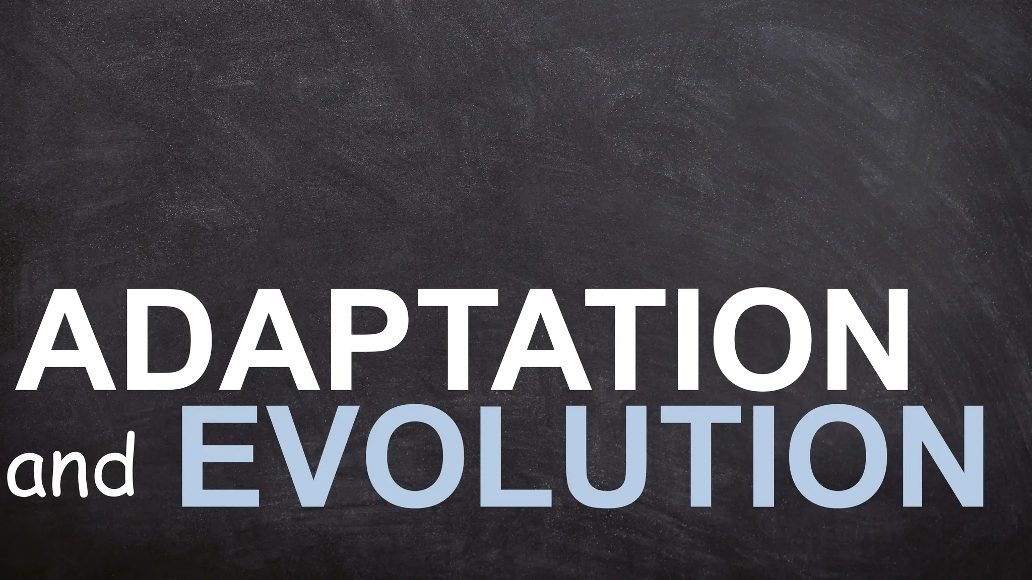 ADAPTION-AND-EVOLUTION-general zoology-1.pptx