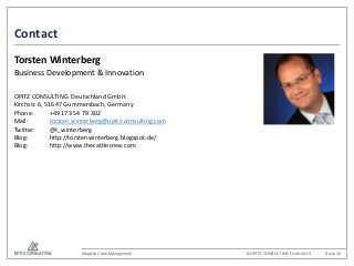 Contact
Torsten Winterberg
Business Development & Innovation
OPITZ CONSULTING Deutschland GmbH
Kirchstr. 6, 51647 Gummersb...
