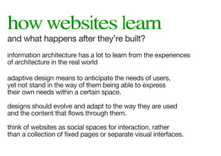 Adaptive Design & Rapid Prototyping