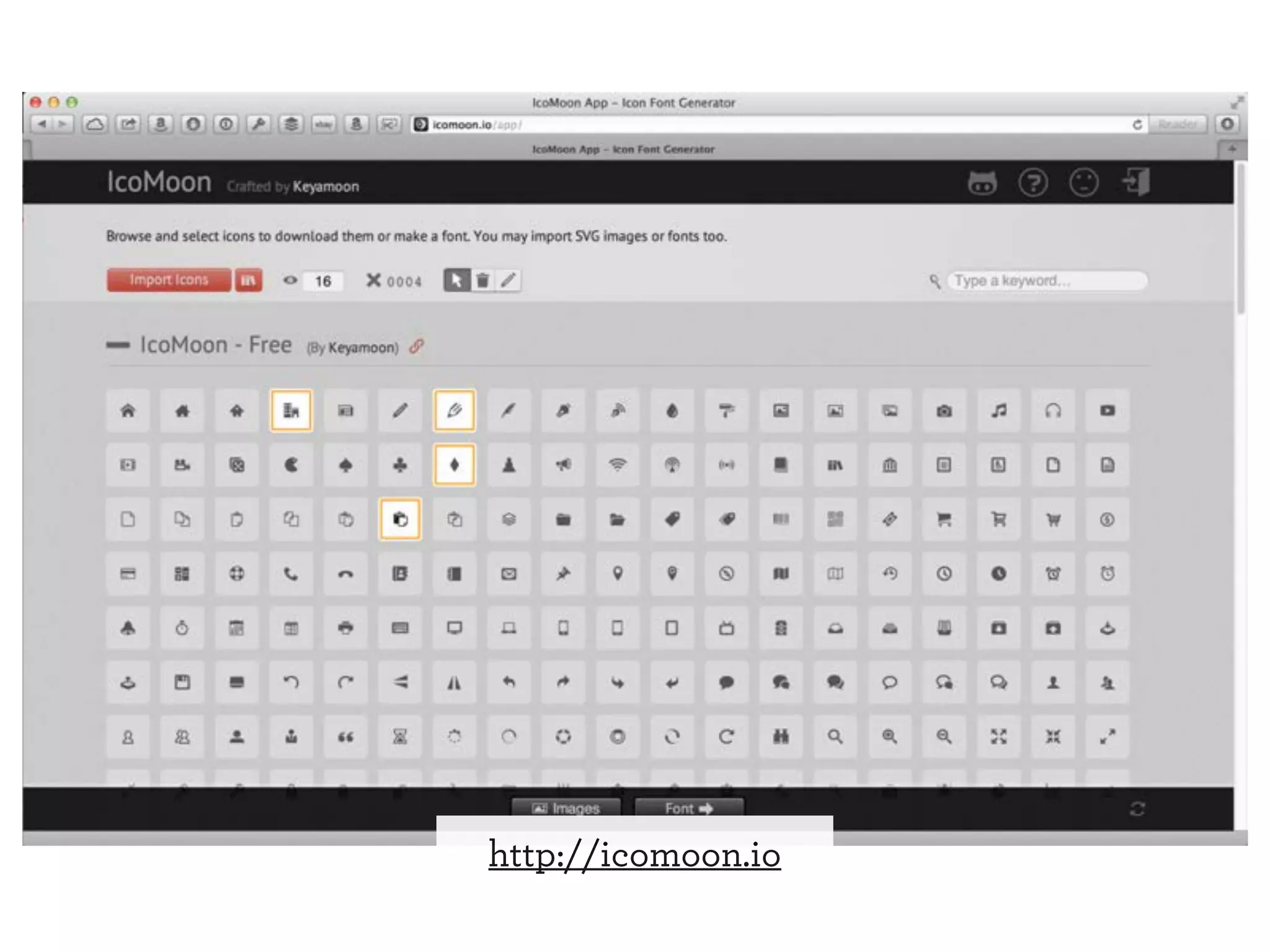 http://icomoon.io
 