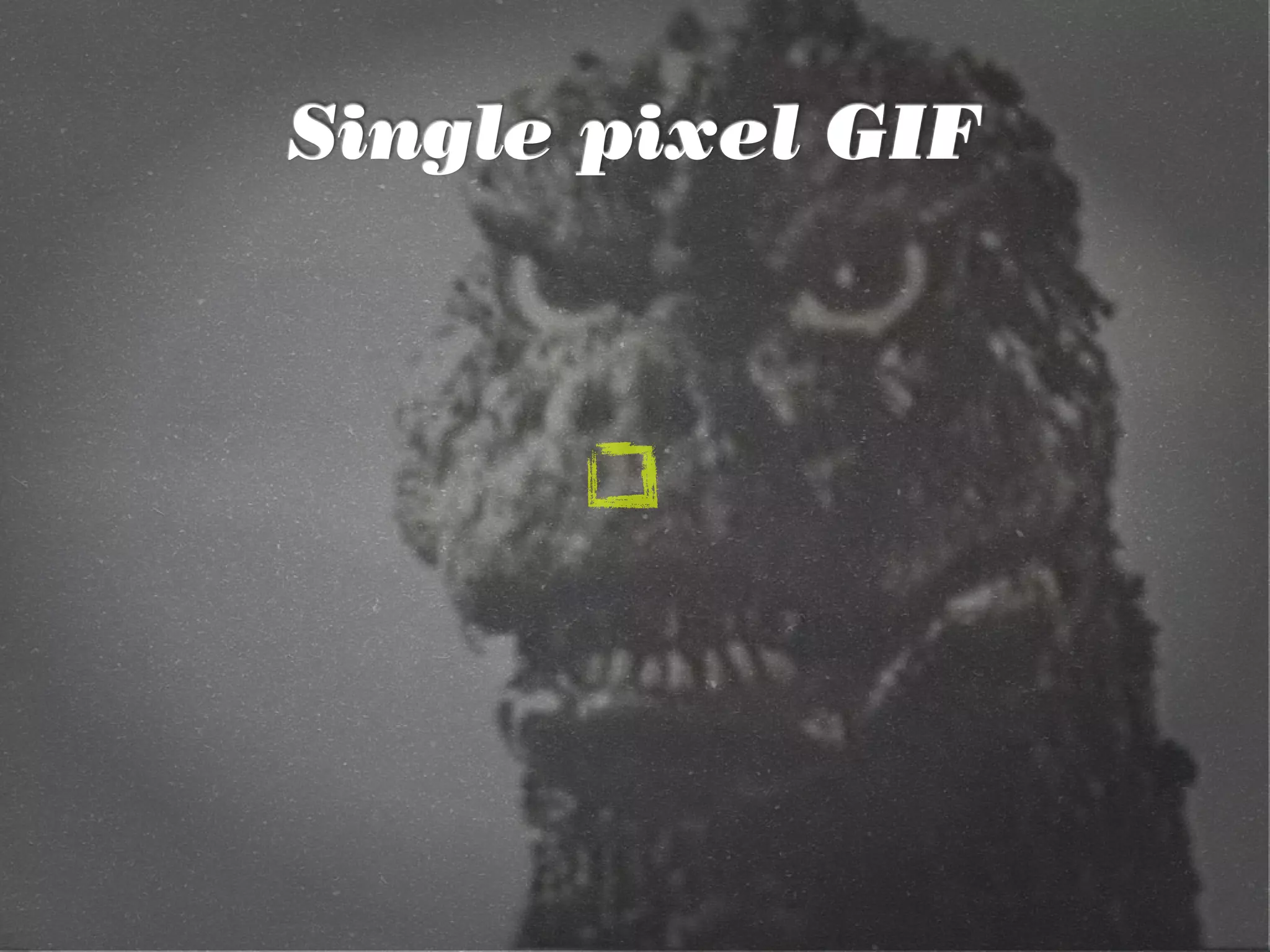 Single pixel GIF
 