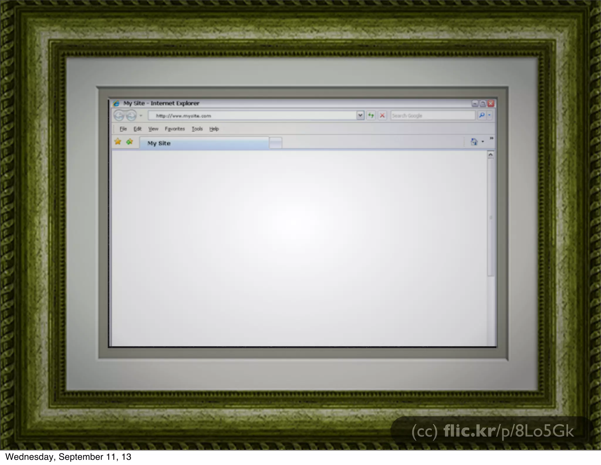 (cc) ﬂic.kr/p/8Lo5Gk
Wednesday, September 11, 13
 