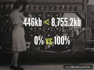 446kb < 8,755.2kb
0% vs 100%
(cc) ﬂic.kr/p/64fGf6

 
