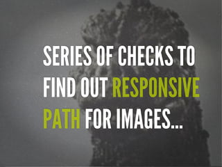 SERIES OF CHECKS TO
FIND OUT RESPONSIVE
PATH FOR IMAGES...

 