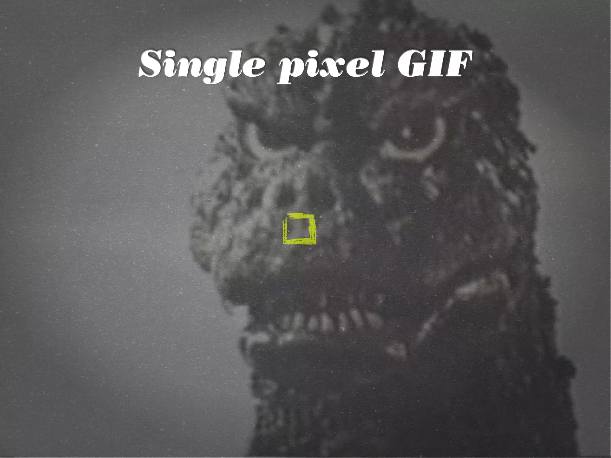 Single pixel GIF
 