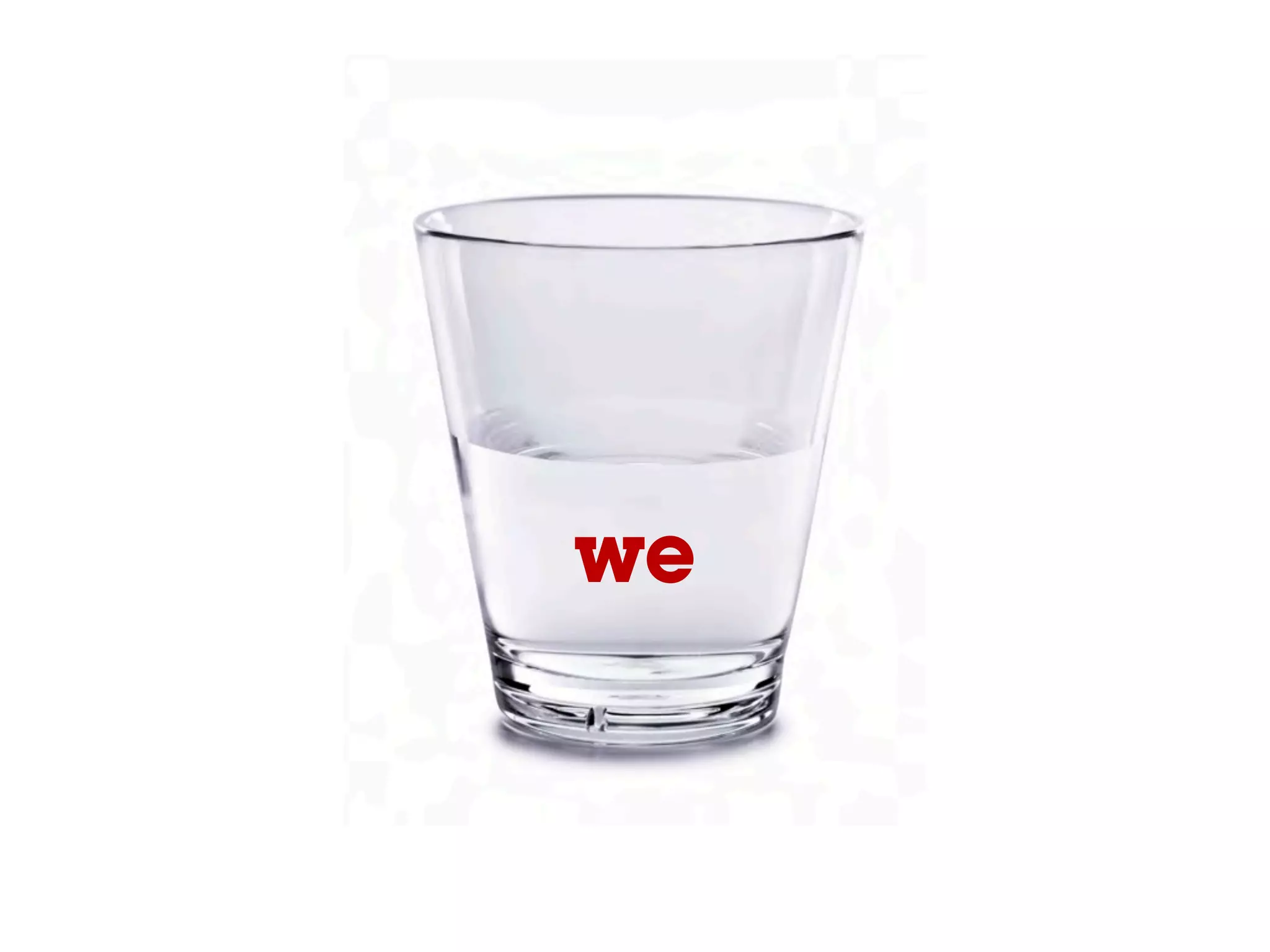 we
 
