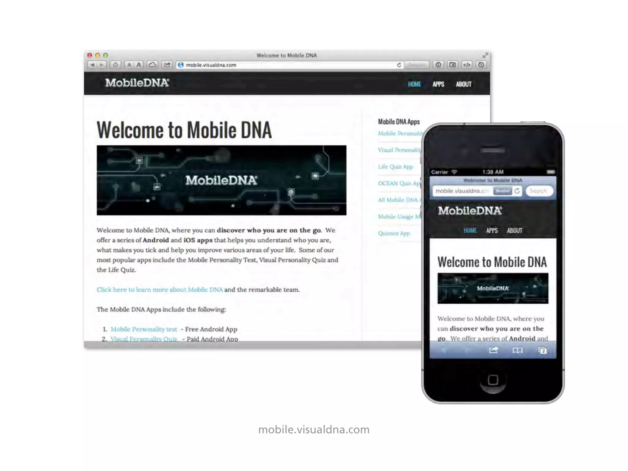 mobile.visualdna.com
 