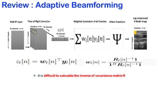 Adaptive and compressive beamforming using deep learning for medical ...