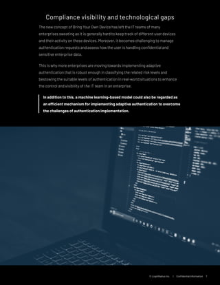 How Adaptive Authentication Protects Against Modern Cyber Threats | PDF