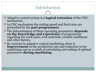 Adaptive control System | PPT