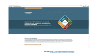 Source: http://coursewareincontext.org/
 