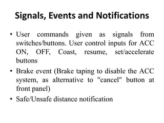 Adaptive cruise control acc | PPTX