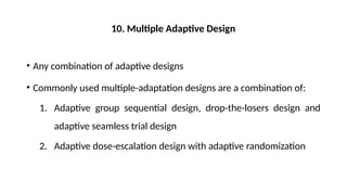 Adaptive Designs in Clinical Trials by Dr Pooja Awasthi Department of ...