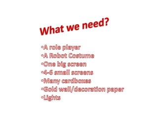 What we need? A role player
