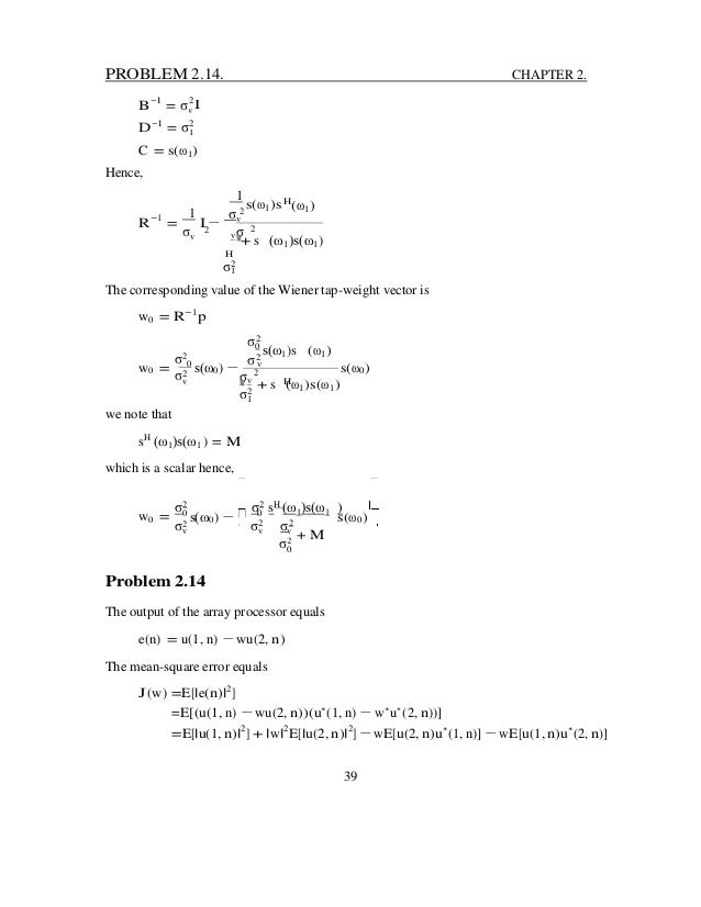 Haykin, Adaptive Filter Theory, 5th Edition | Pearson adaptive filter theory haykin pdf free download