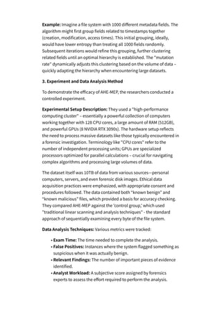 Adaptive Hierarchical Encoding of File System Metadata for Accelerated ...