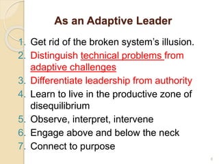 Adaptive leadership 1 | PPTX