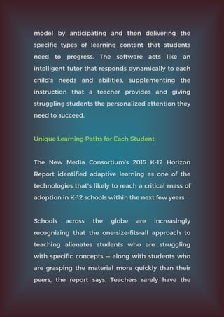 Adaptive learning | PDF