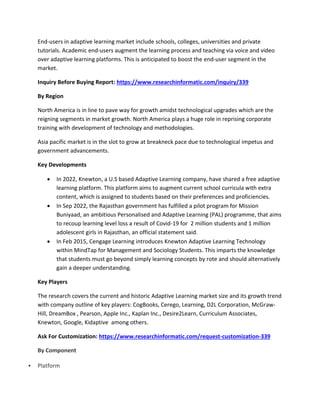 Adaptive Learning market | PDF