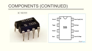 COMPONENTS (CONTINUED)
IC NE555
 
