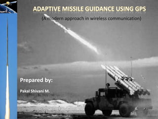 (A modern approach in wireless communication)

Prepared by:
Pakal Shivani M.

 